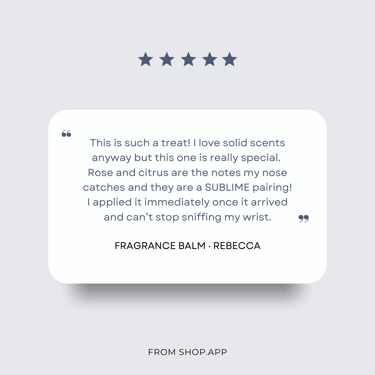 Fragrance Balm - My American Goods