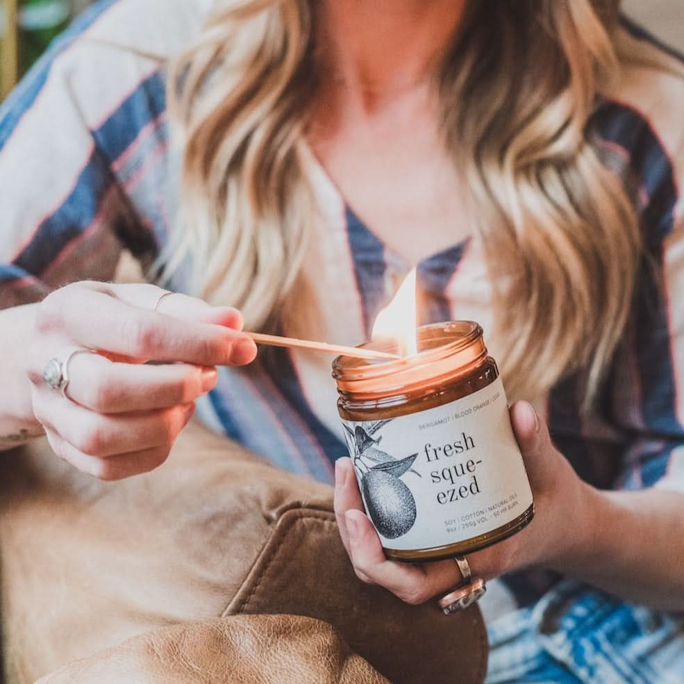 Fresh Squeezed Soy Candle - My American Goods