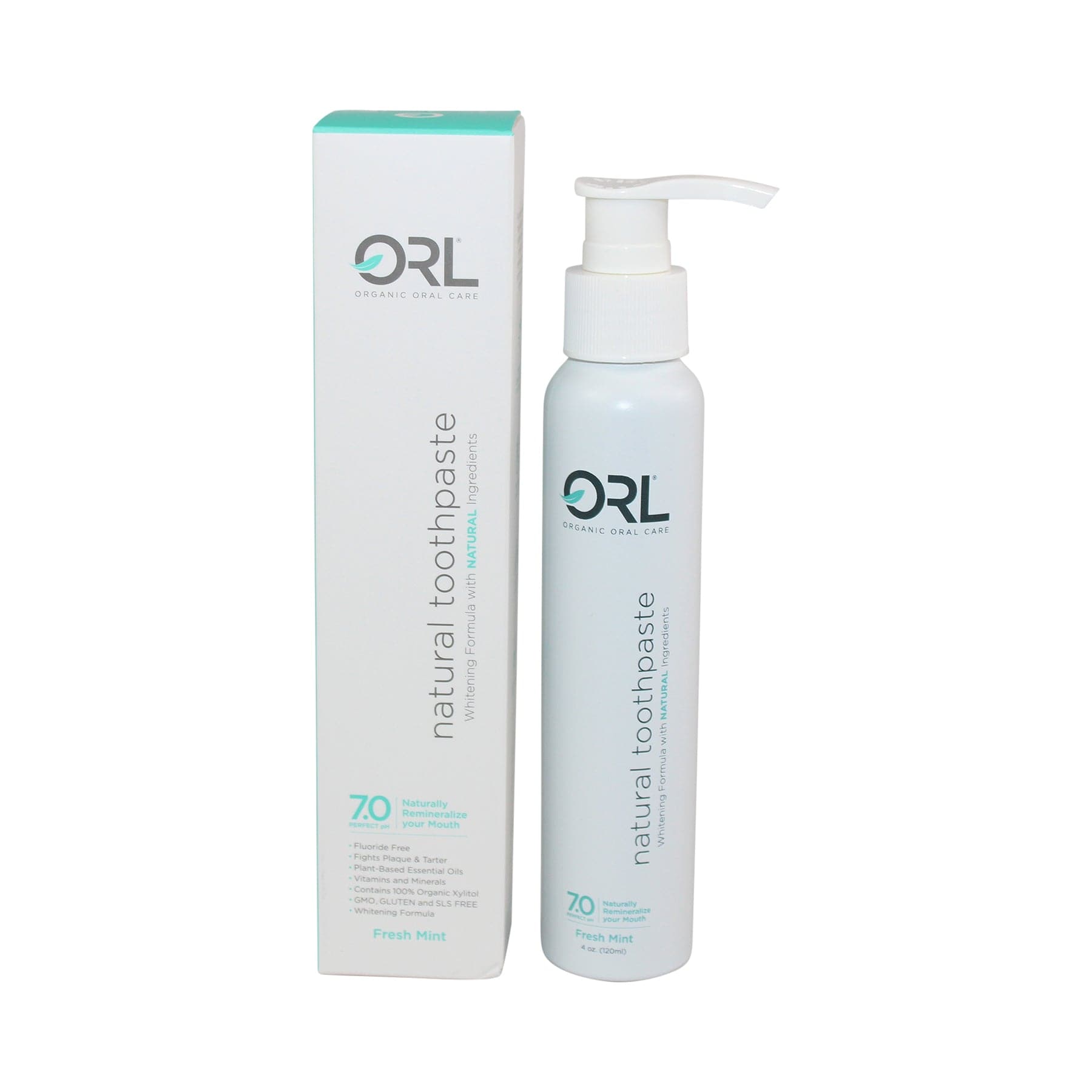 ORL Toothpaste Fresh Mint Fluoride-free Toothpaste with Natural Hydroxyapatite