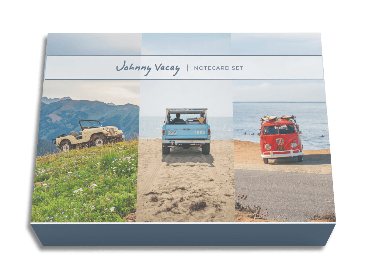 Johnny Vacay Ride Series Notecard Set