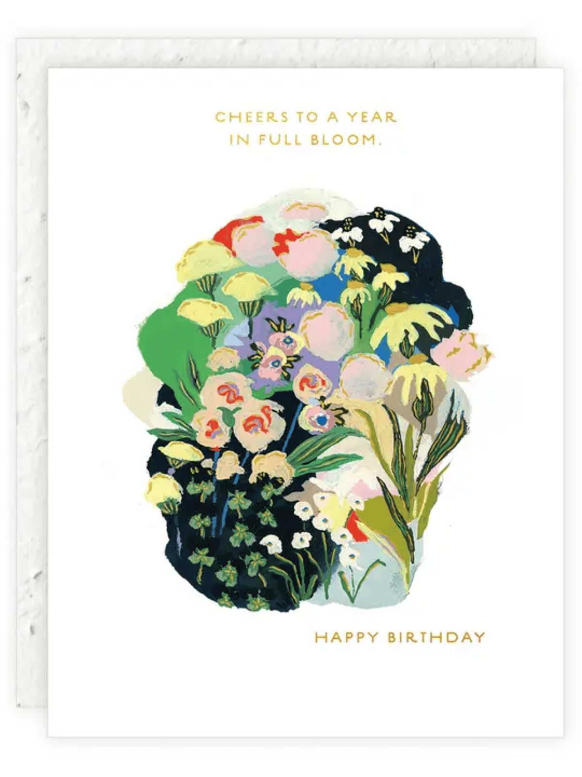 Ash & Rose Greeting & Note Cards Full Bloom - Seeded Birthday Card