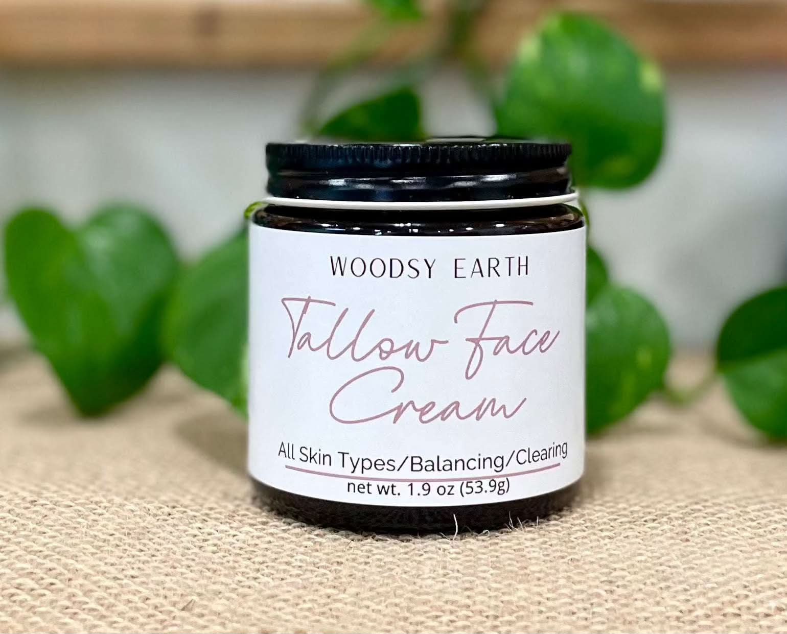 Woodsy Earth Face Cream Tallow Face Cream