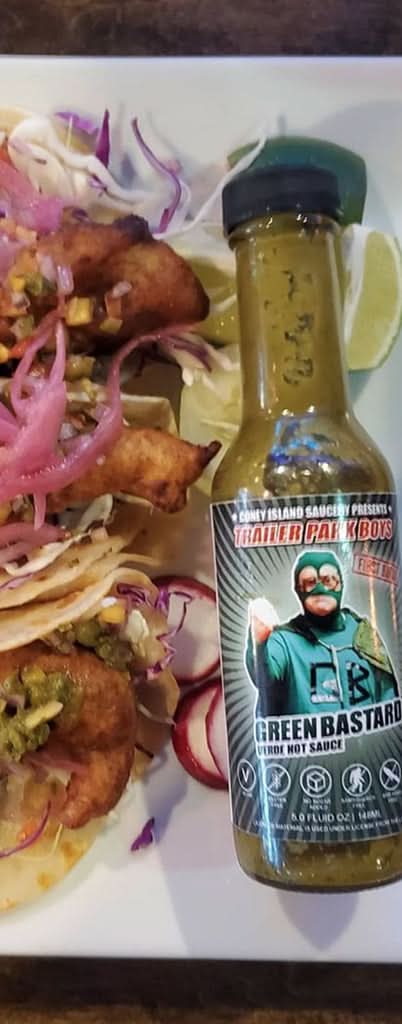 Coney Island Saucery Hot Sauce Trailer Park Boys - Green Bastard Hot Sauce 5oz