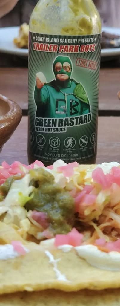 Coney Island Saucery Hot Sauce Trailer Park Boys - Green Bastard Hot Sauce 5oz