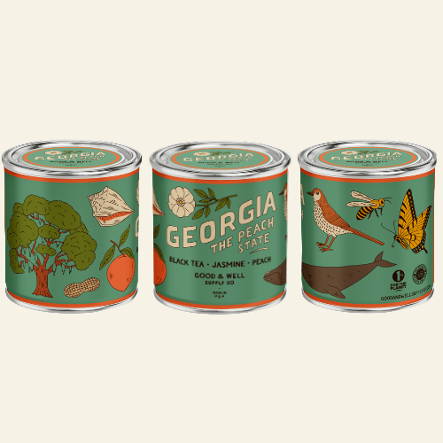 Good & Well Supply Co Candles Half Pint / 8oz / Cotton Wick Georgia State Candle