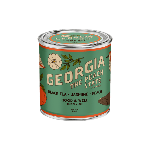 Good & Well Supply Co Candles Half Pint / 8oz / Cotton Wick Georgia State Candle
