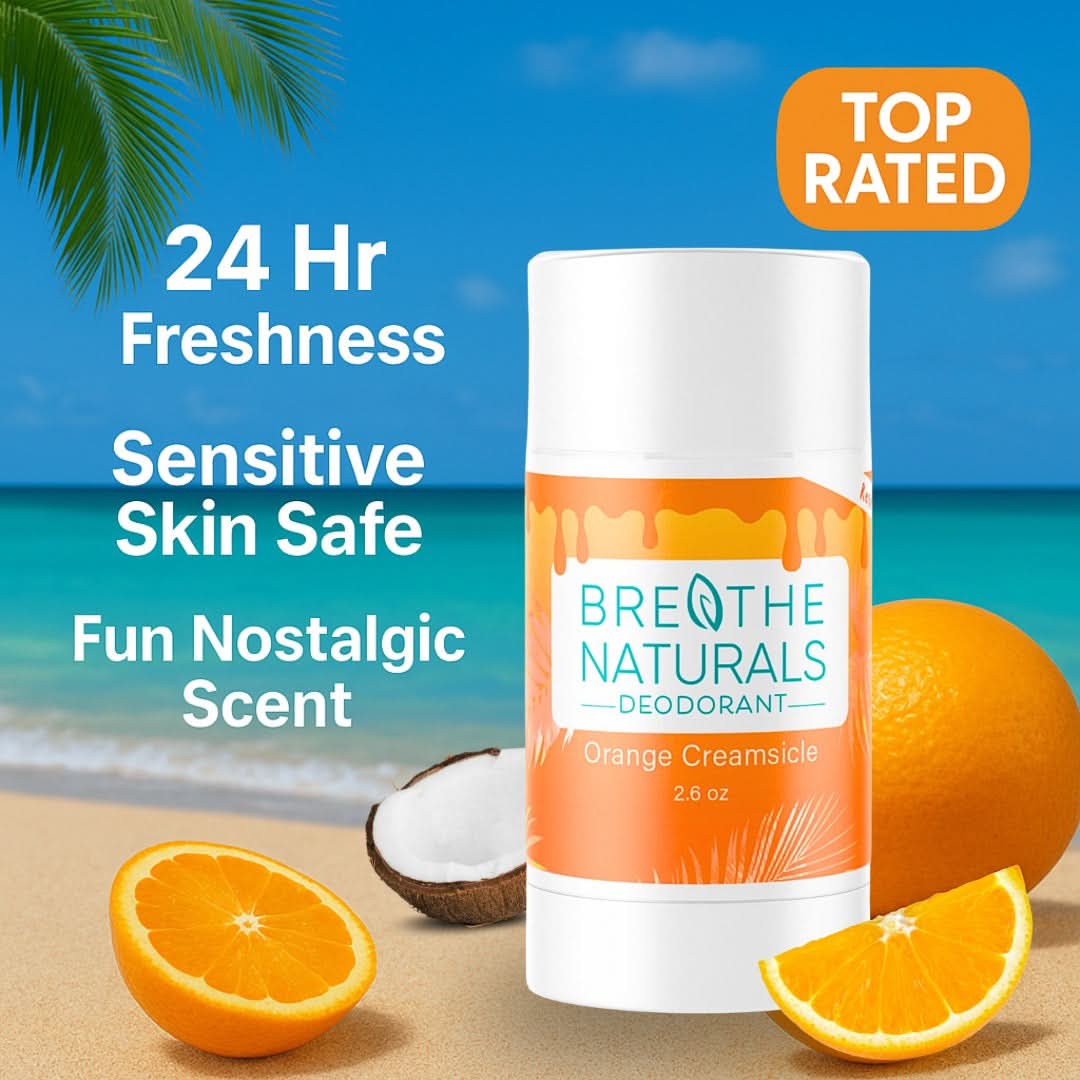 Breathe Naturals Deodorant Orange Creamsicle Deodorant
