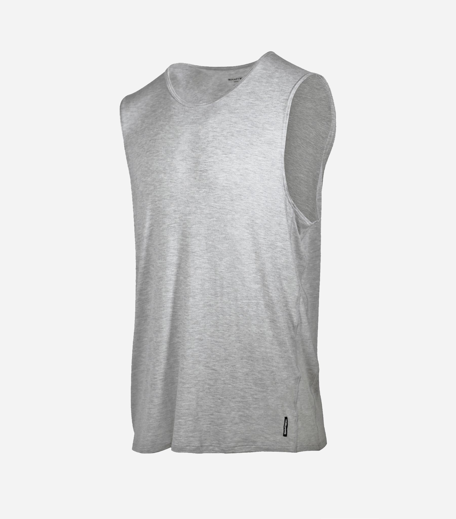 Bamtech Tanks S / Heather Grey Bamboo Aerotech Tank - Black