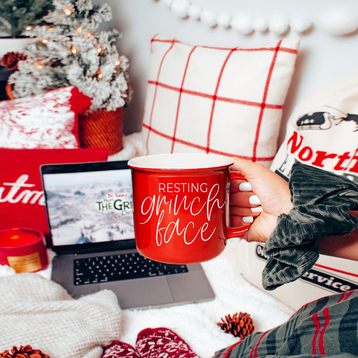 Gia Roma Coffee Mug, Grinch Face Mug