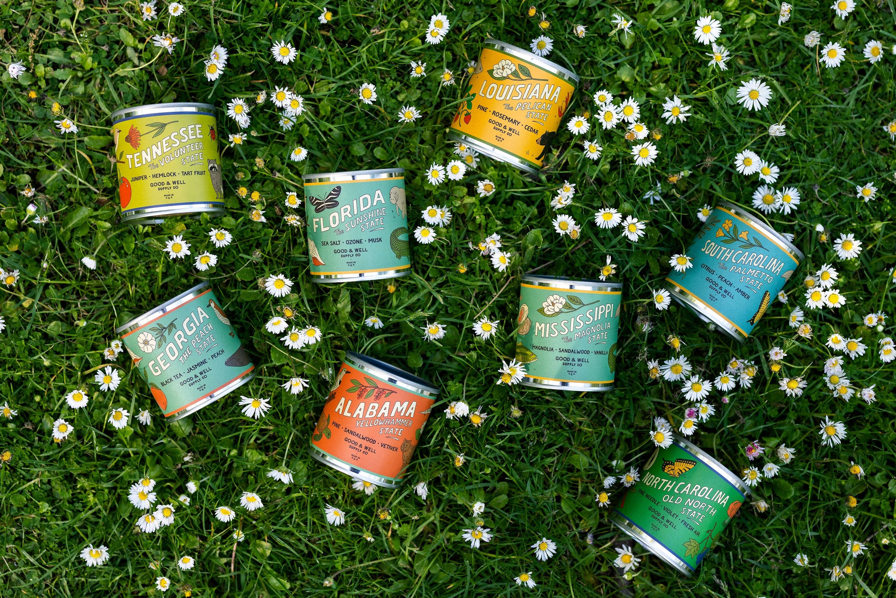 Good & Well Supply Co Candles Half Pint / 8oz / Cotton Wick Maryland State Candle