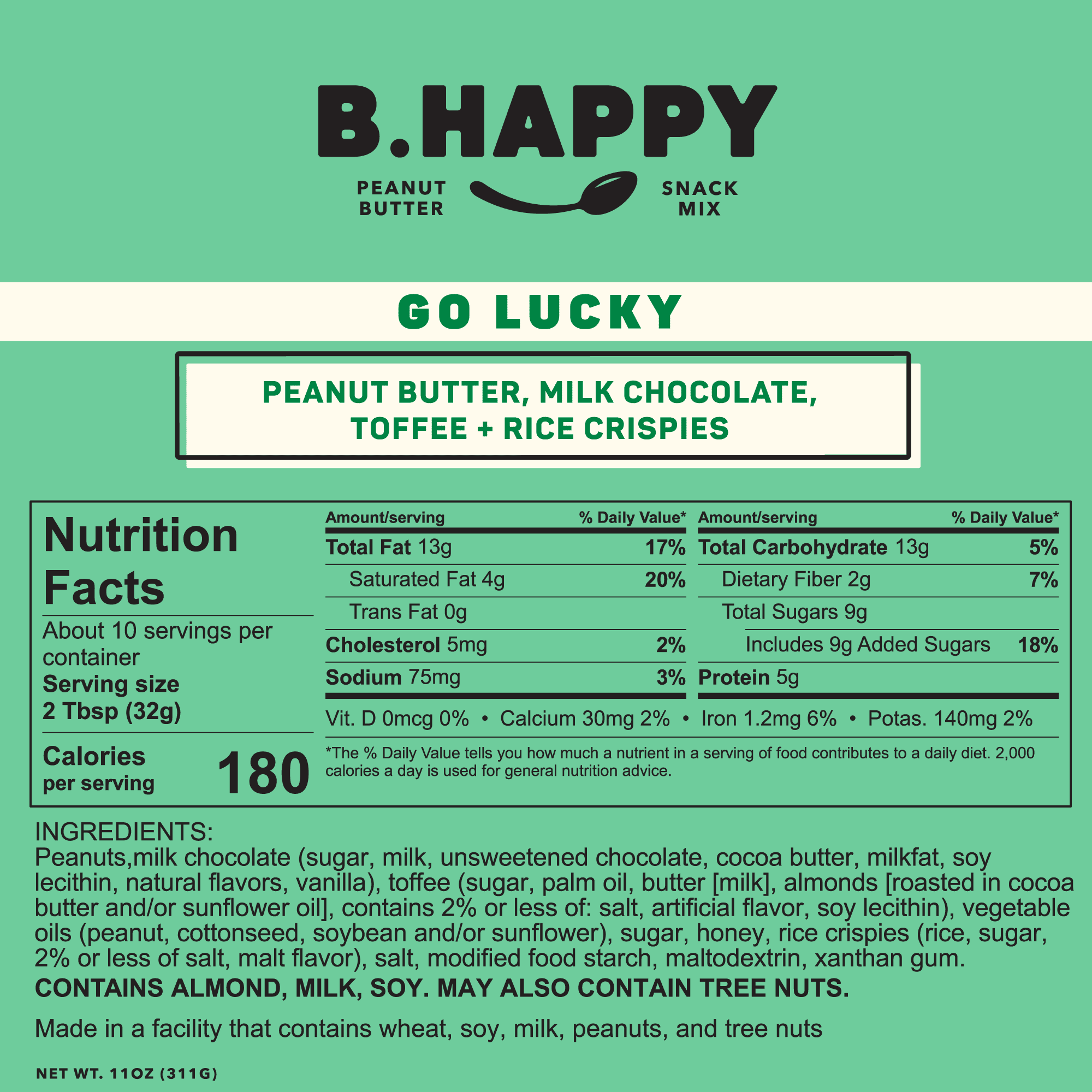 B. Happy Peanut Butter Peanut Butter Go Lucky