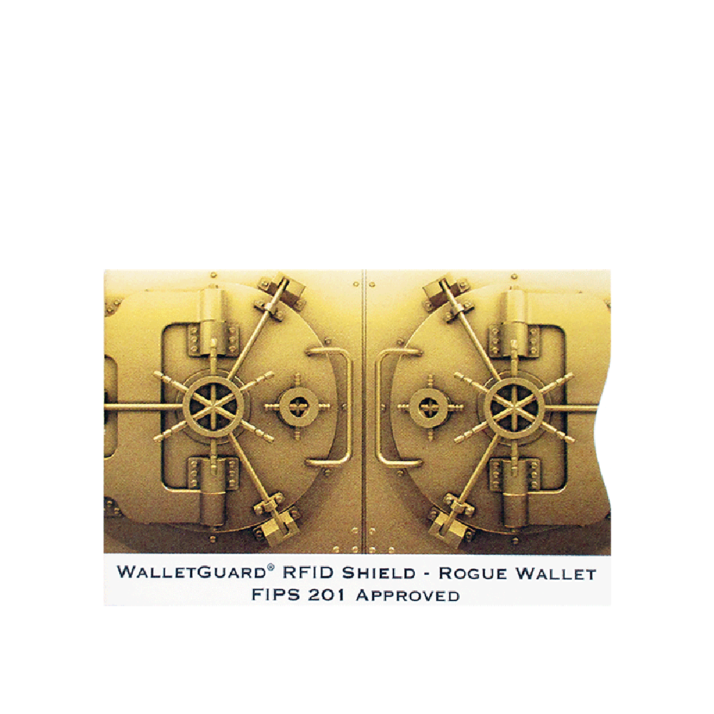 Rogue Industries RFID Sleeve Gold Vault - 1 Sleeve RFID Blocking Credit Card Sleeves - Gold Vault
