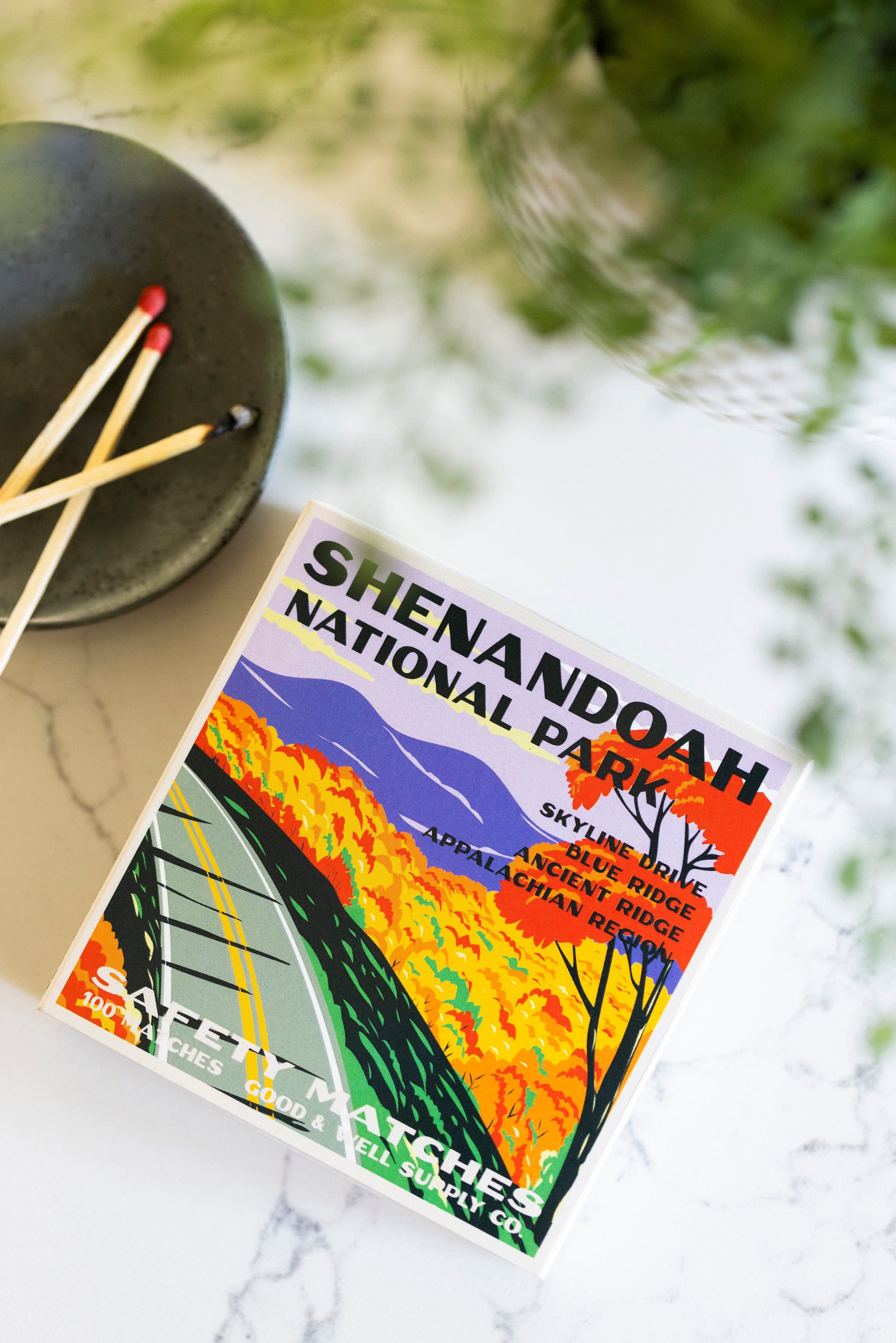 Good & Well Supply Co. Shenandoah Vintage National Park Cabin Matches