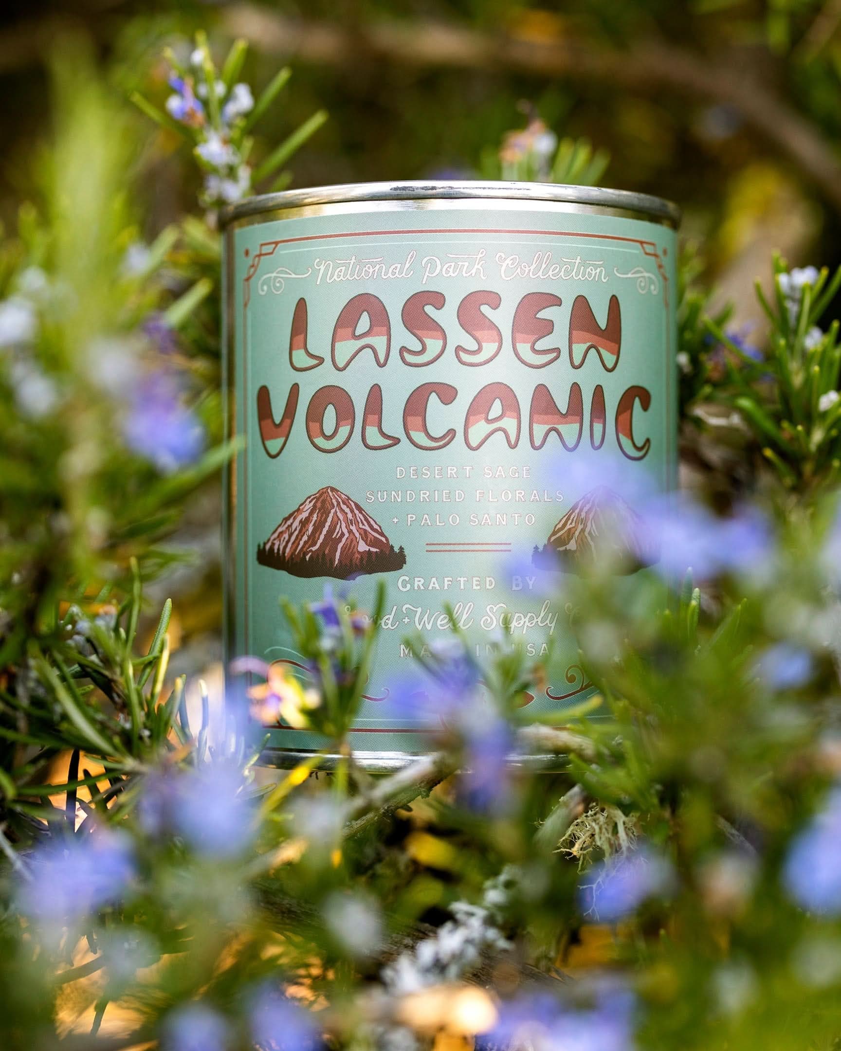 Good & Well Supply Co Candles Lassen Volcanic National Park Candle