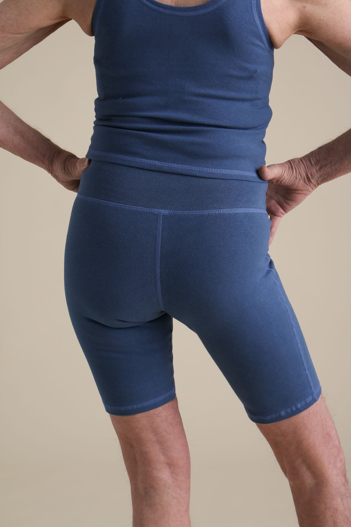 Bike Shorts in Azure