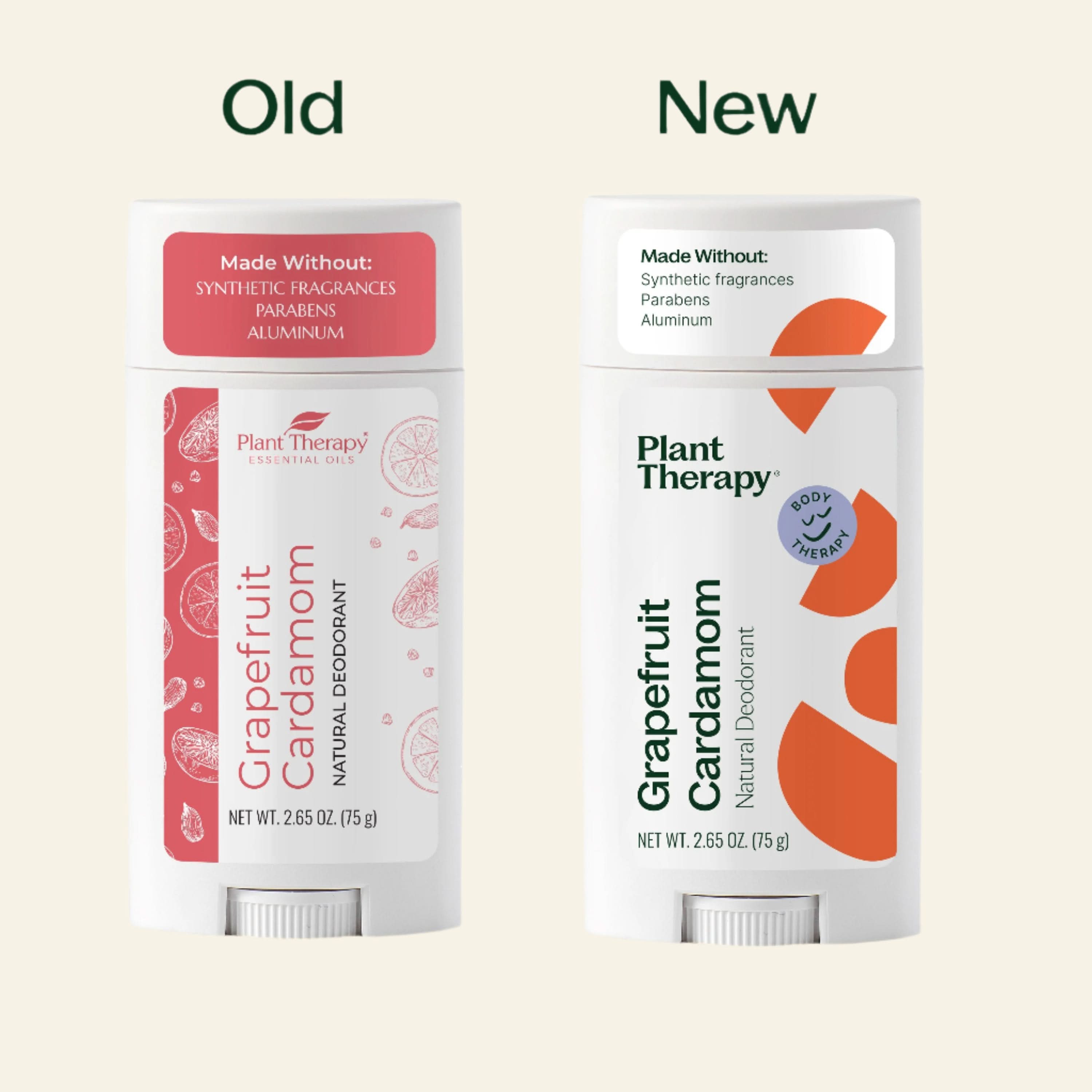 Grapefruit Cardamom Natural Deodorant - My American Goods