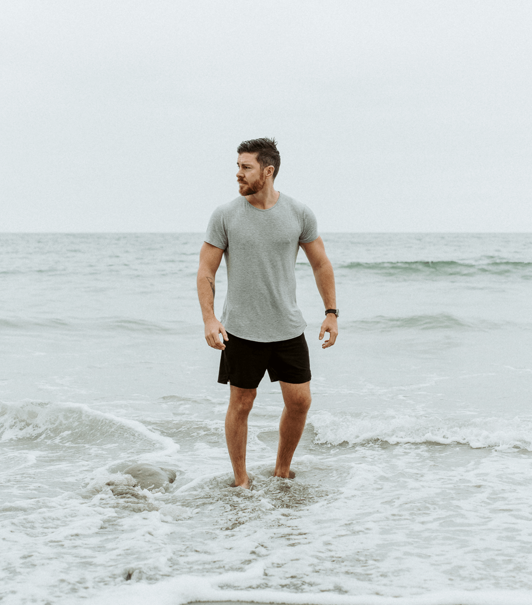 Bamtech Shirt Bamboo Swift Curve-Hem Tee - Black