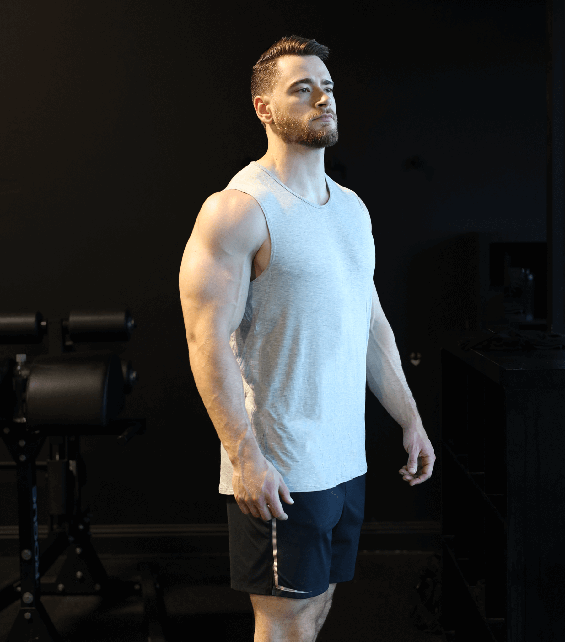Bamtech Tanks Bamboo Aerotech Tank - Heather Grey