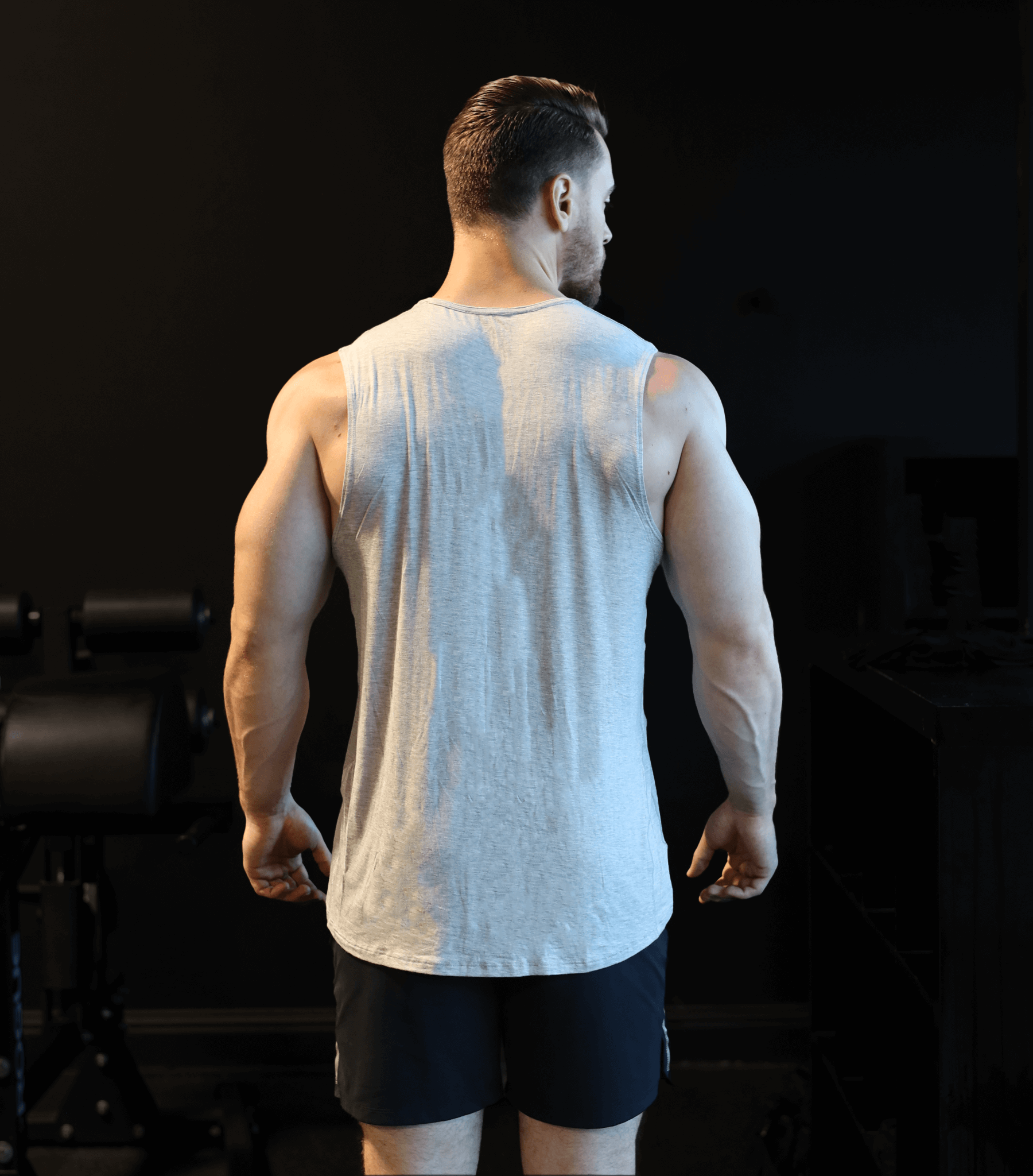 Bamtech Tanks Bamboo Aerotech Tank - Heather Grey