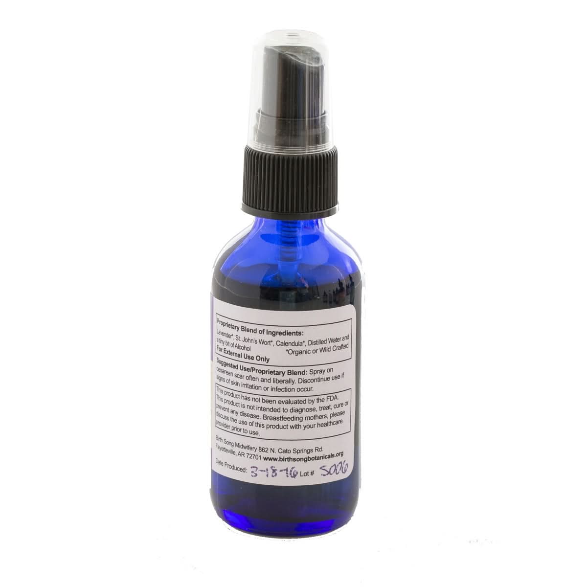 Birth Song Botanicals Co. Postpartum Herbal Body Spray – Botanical Blend with Calendula & Lavender (2 oz)