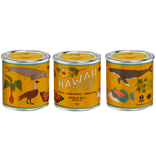 Good & Well Supply Co Candles Half Pint / 8oz / Cotton Wick Hawaii State Candle
