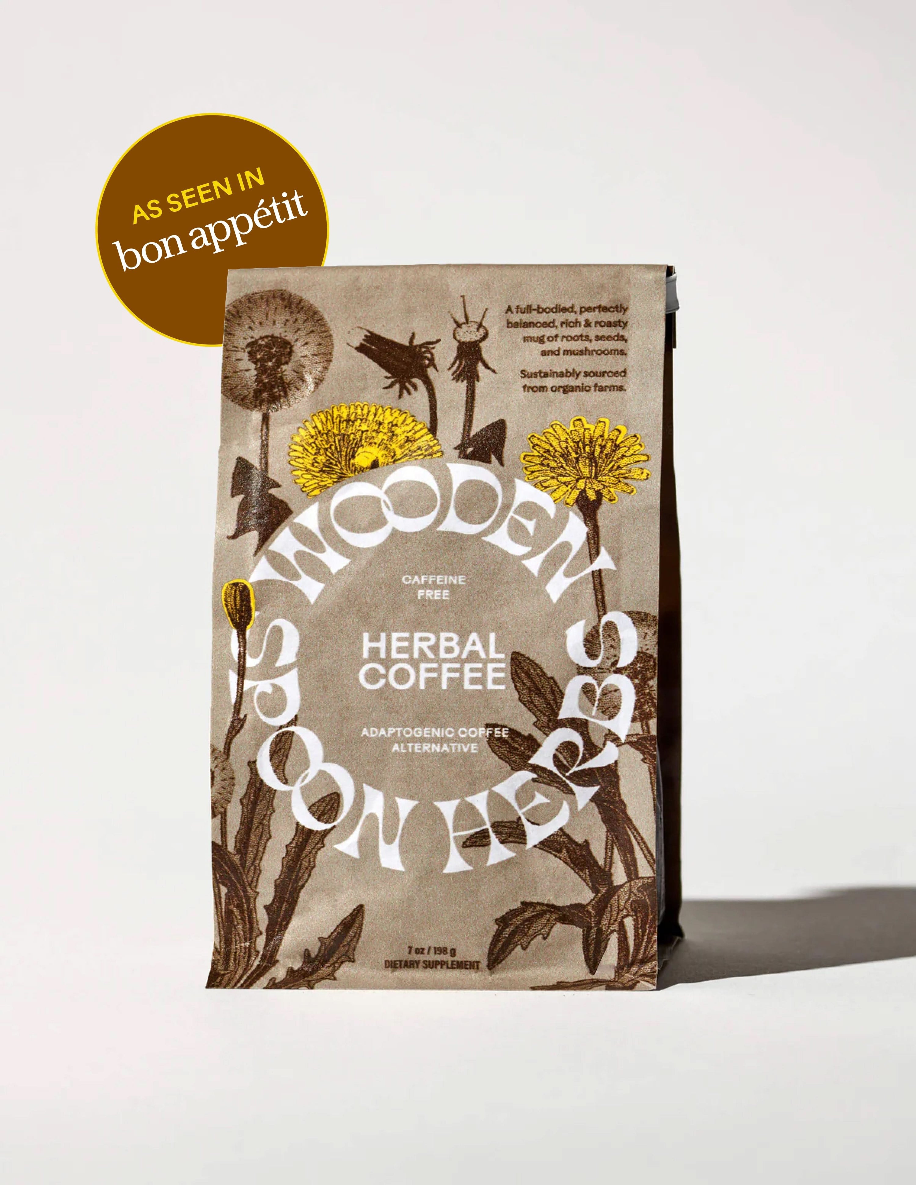 WOODEN SPOON HERBS Powder 7 oz. Bag Herbal Coffee