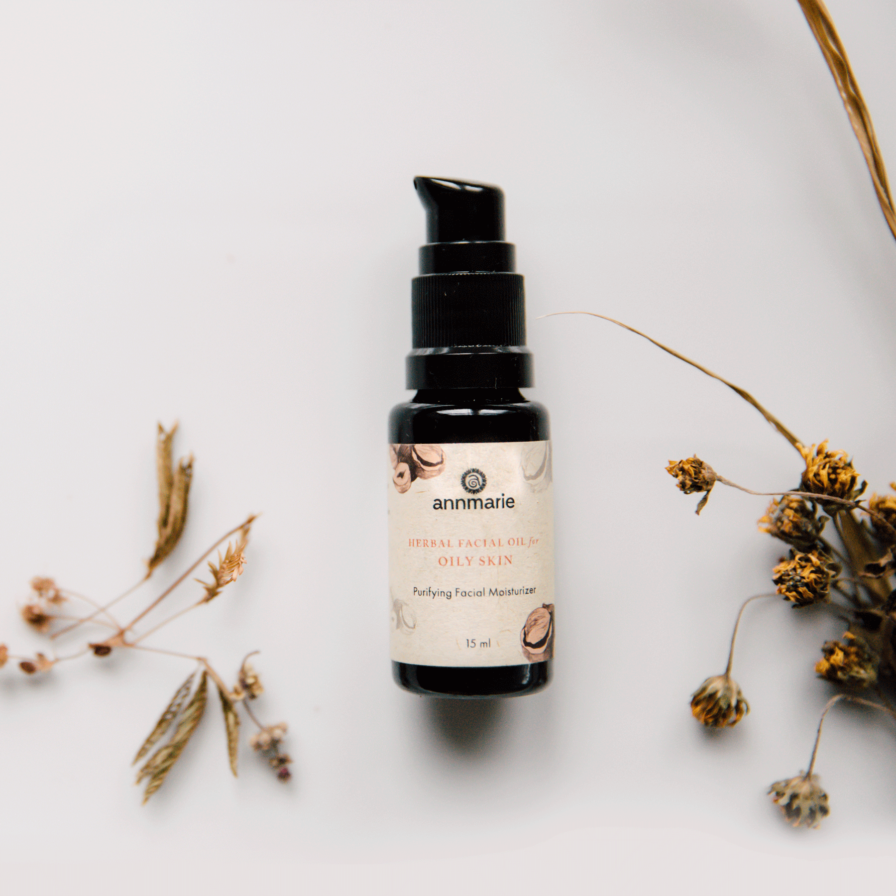 Annmarie Skin Care HIDDEN Herbal Facial Oil for Oily Skin (15ml)