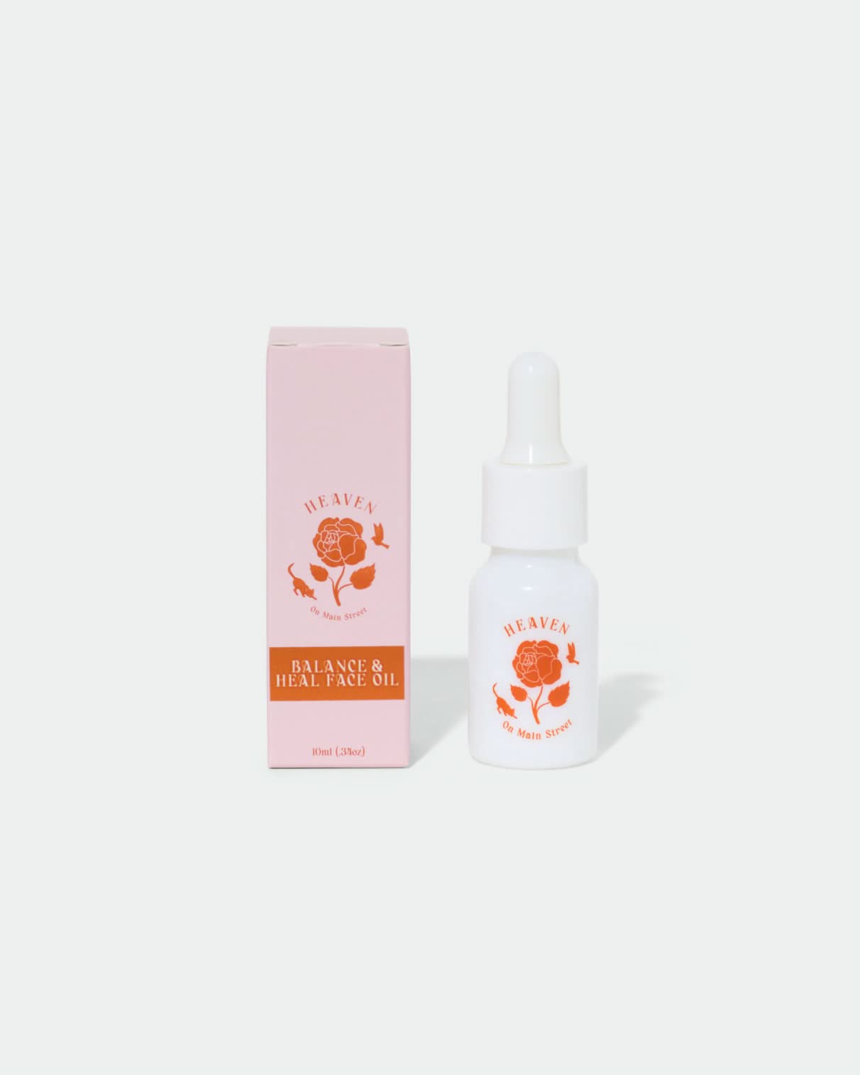 Heaven On Main Street SKINCARE 10ml white opal glass dropper Face Oil - Balance & Heal