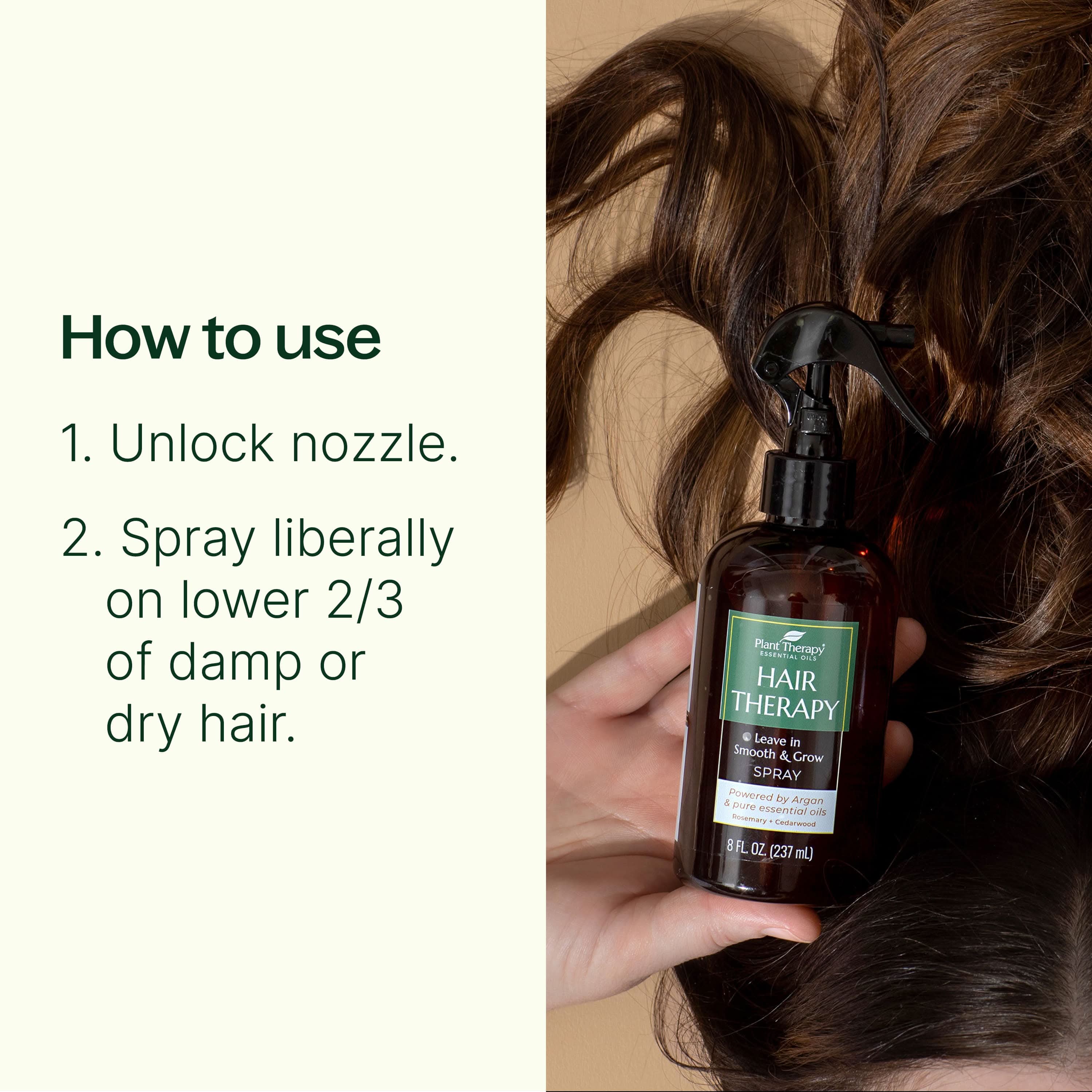 Hair Therapy Leave In Smooth & Grow Spray - My American Goods