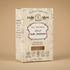 All natural soap bar packaging on a white background