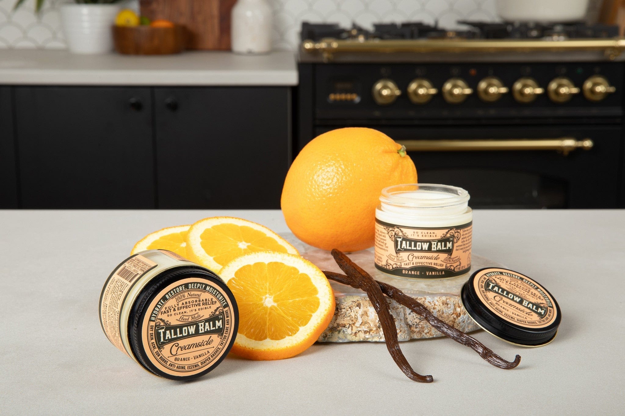 Roots and Leaves, LLC Tallow Balm- Creamsicle Scent