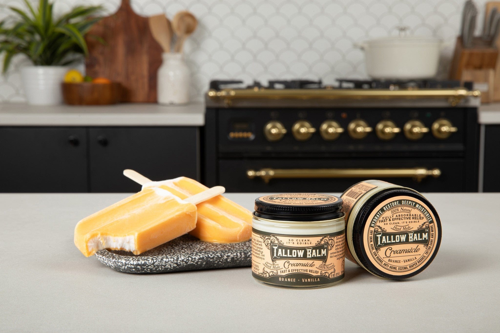 Roots and Leaves, LLC Tallow Balm- Creamsicle Scent