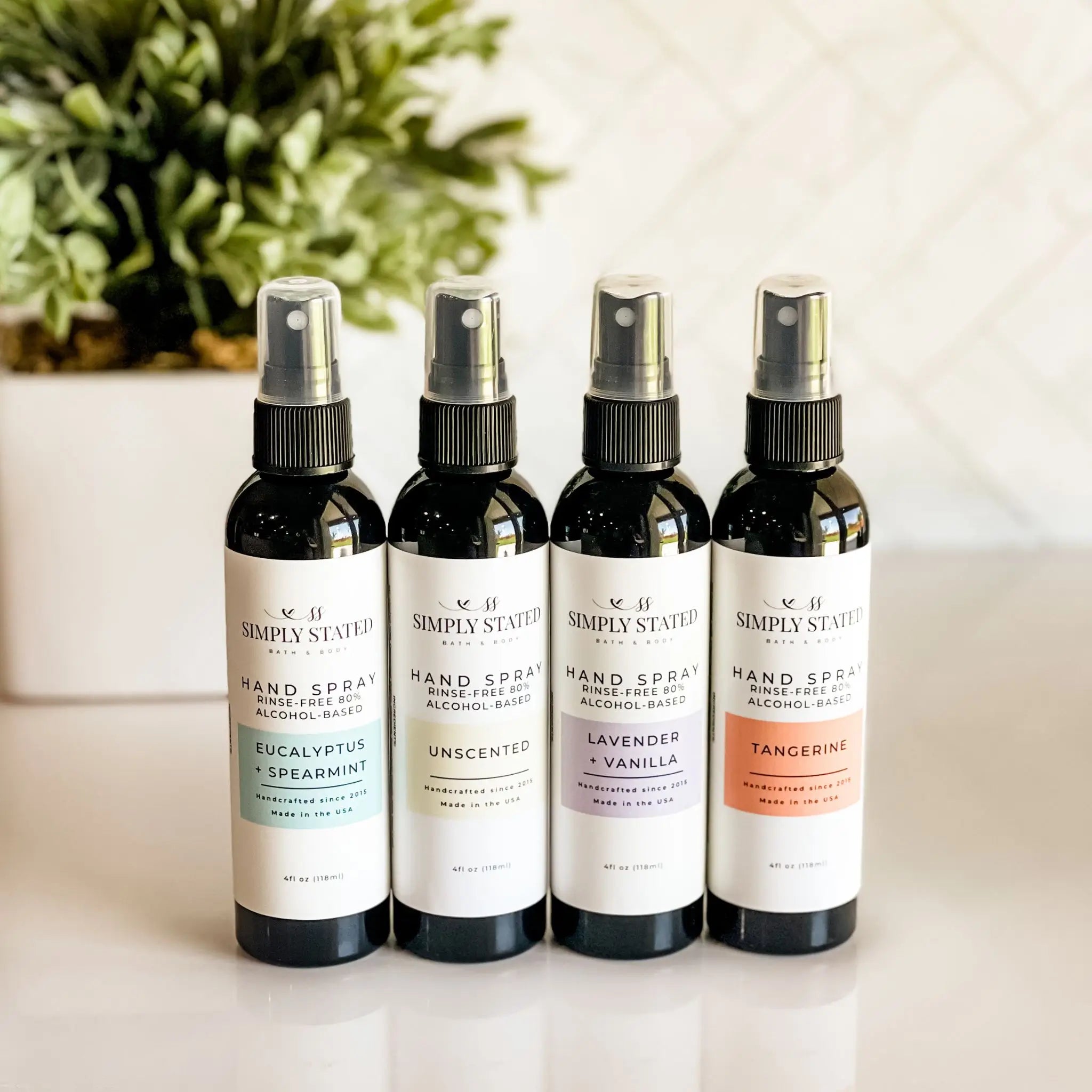 Simply Stated Creations Hand Sanitizers Unscented Hand Spray | Alcohol-Based Sanitizing Mist