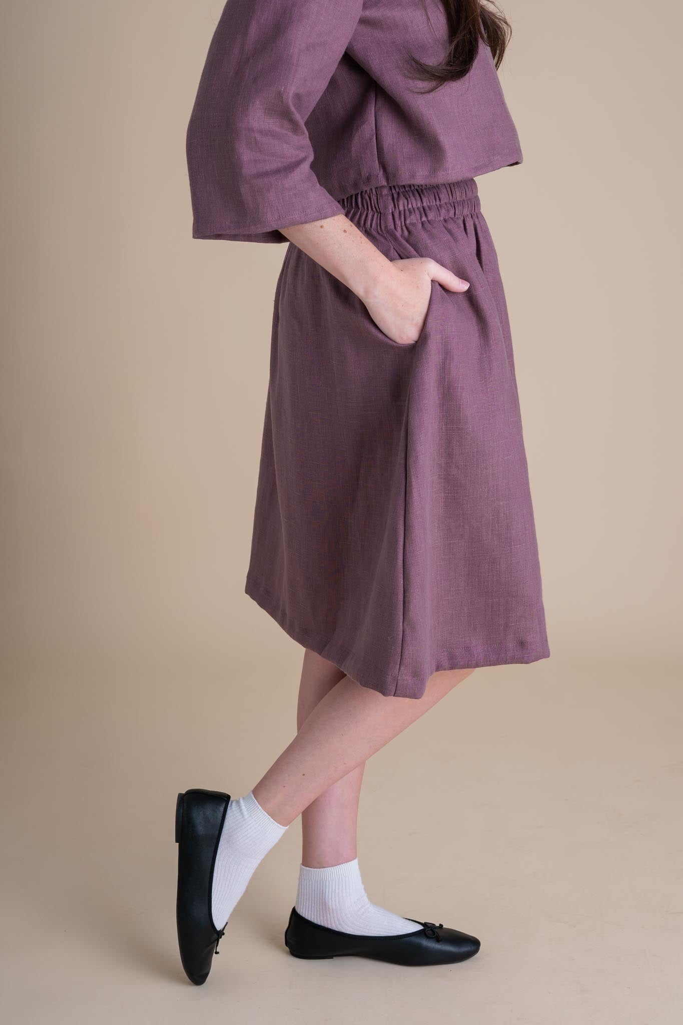 Afternoon Skirt in Thistle