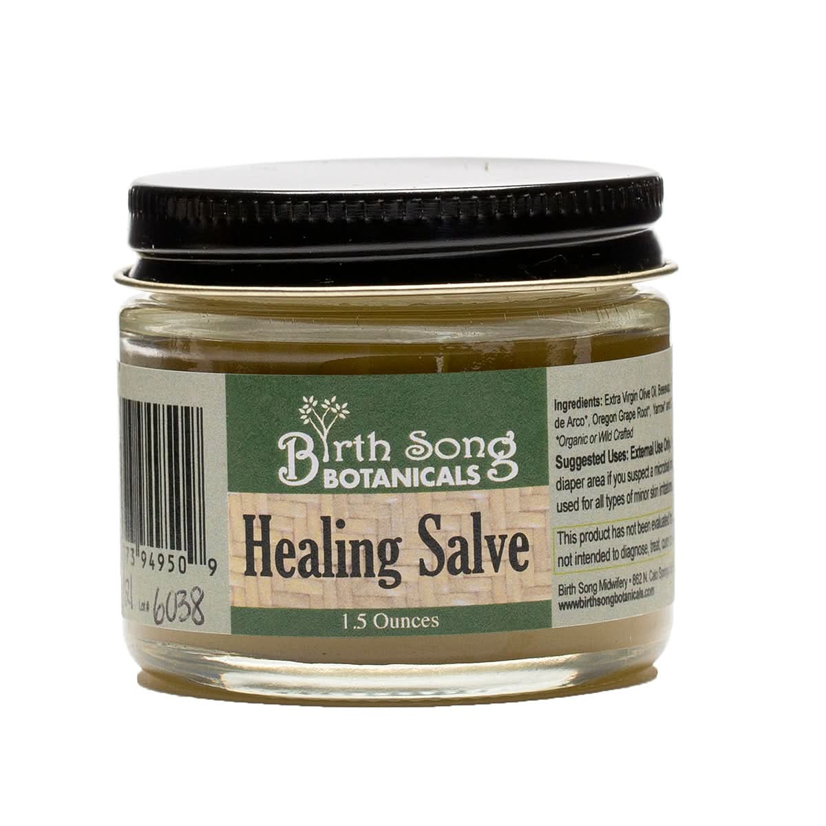 Herbal Salve- All Natural First Aid Ointment Made with Calendula and Plantain, Good For All Skin Types, Unscented - My American Goods