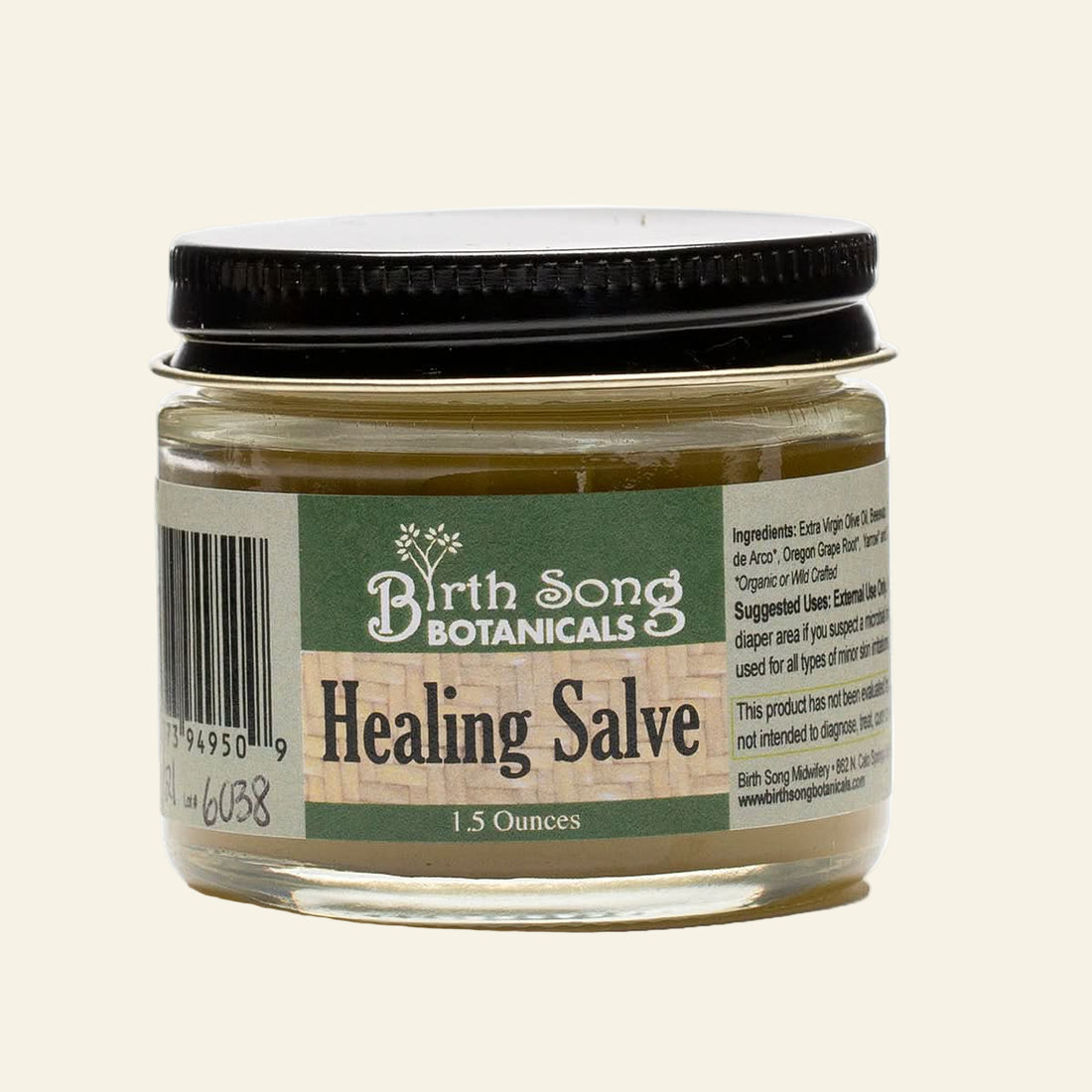 Herbal Salve- All Natural First Aid Ointment Made with Calendula and Plantain, Good For All Skin Types, Unscented - My American Goods
