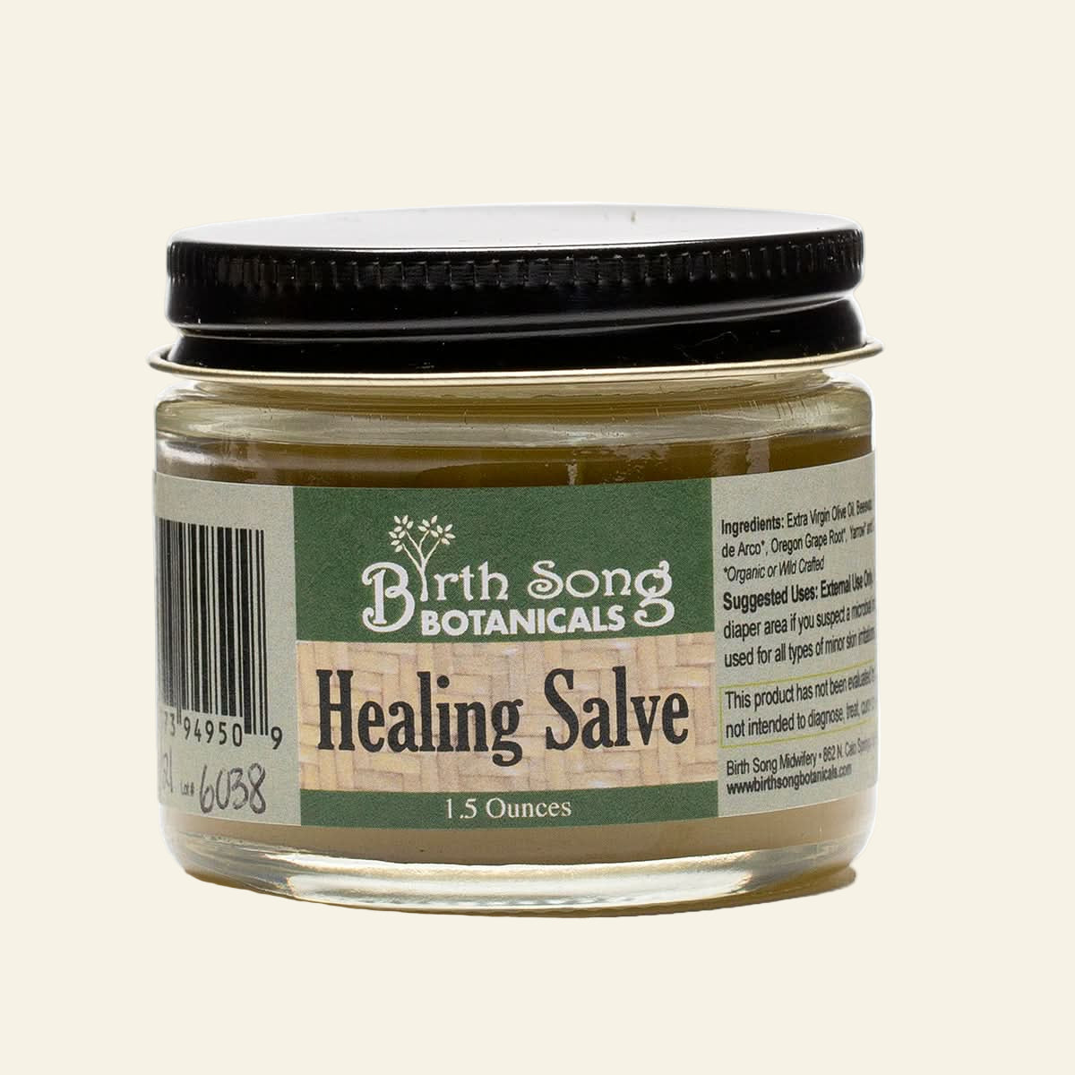 Herbal Salve- All Natural First Aid Ointment Made with Calendula and Plantain, Good For All Skin Types, Unscented - My American Goods