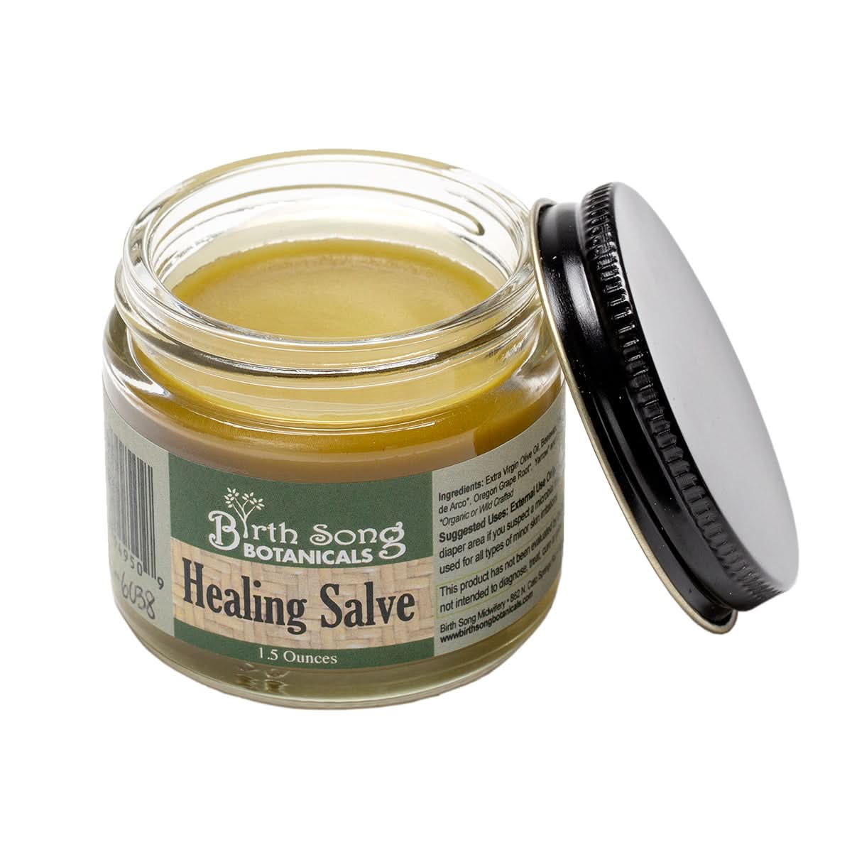 Birth Song Botanicals Co. Skin Care Default Herbal Salve with Calendula & Plantain – Multi-Purpose Skin Balm (1.5 oz)