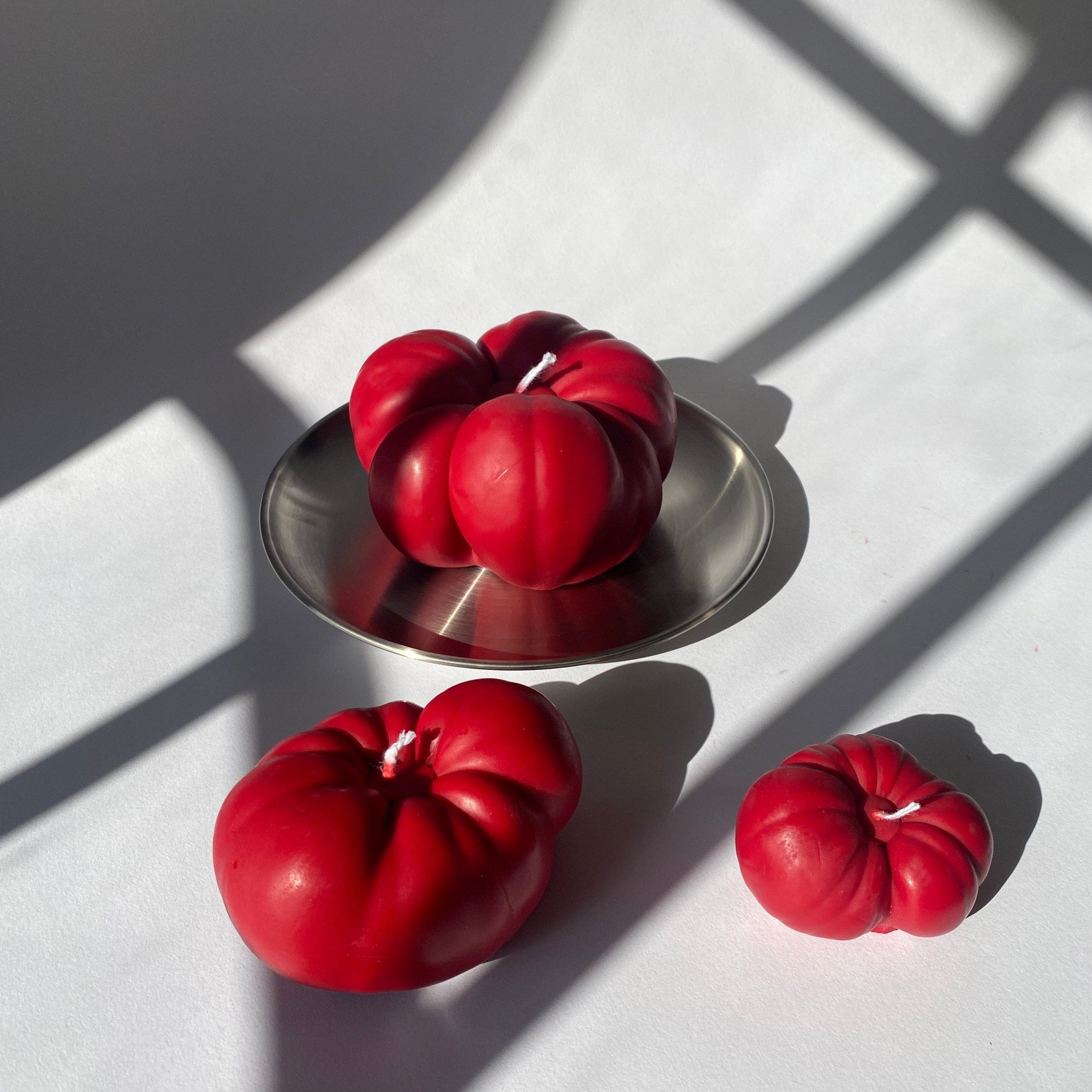 Scandles Farmers Markets Red / Tomato Leaf / 3 Pack Heirloom Tomato Candles - 3 Pack