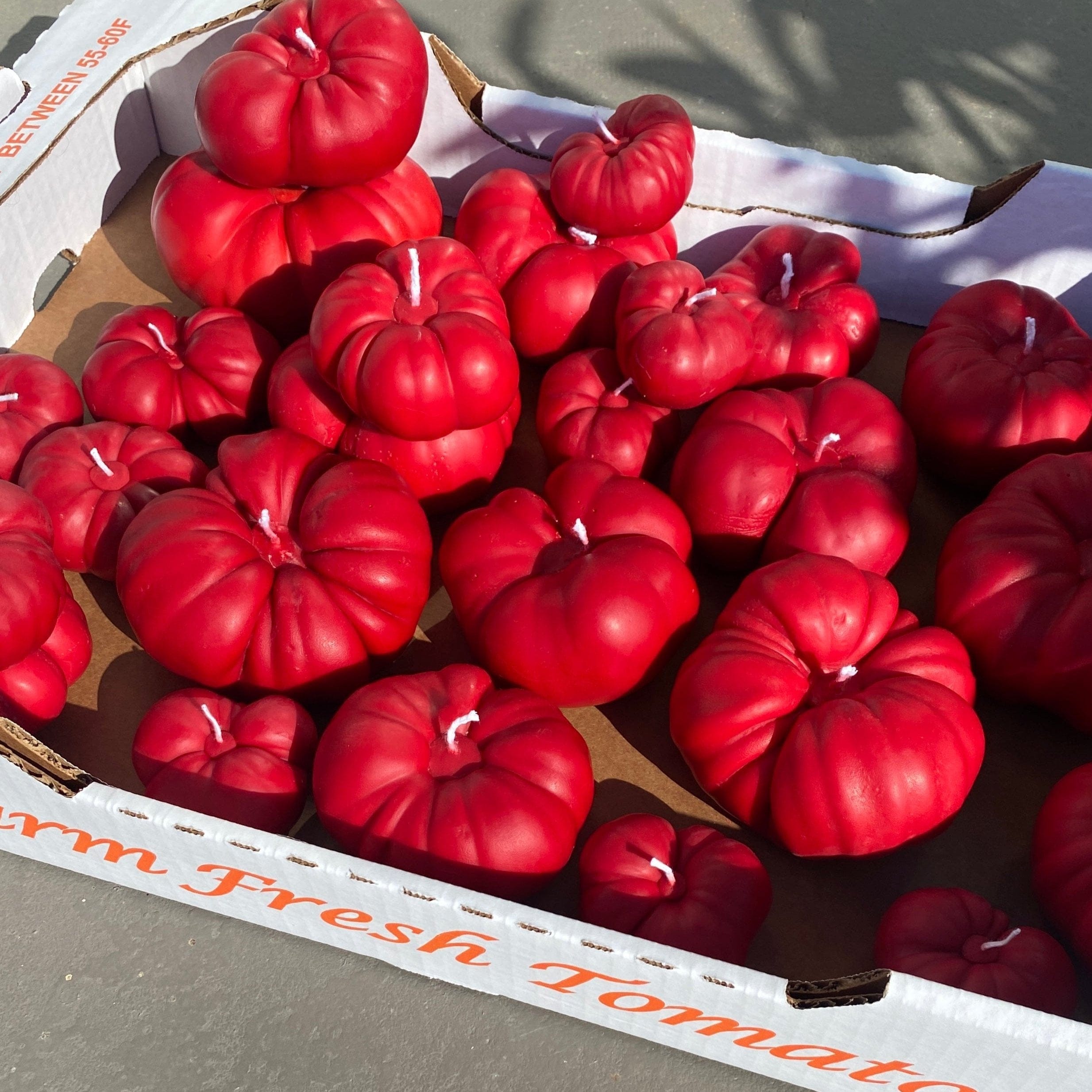 Scandles Farmers Markets Red / Tomato Leaf / 3 Pack Heirloom Tomato Candles - 3 Pack