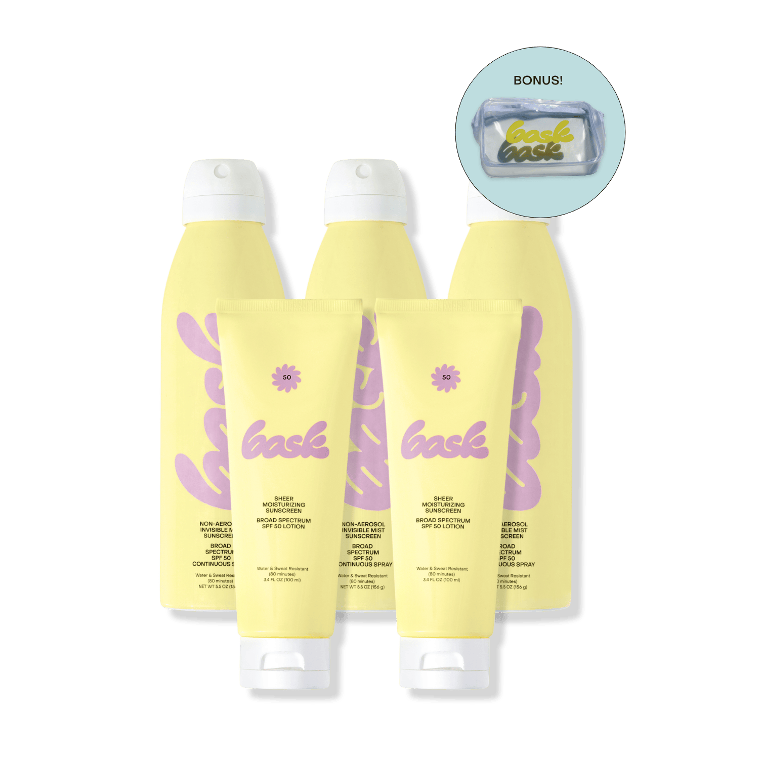 Bask Suncare Sunscreen The Paradise Pack