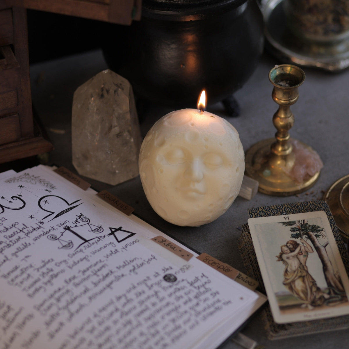 Witch in the Woods Botanicals Candle Full Moon Candle
