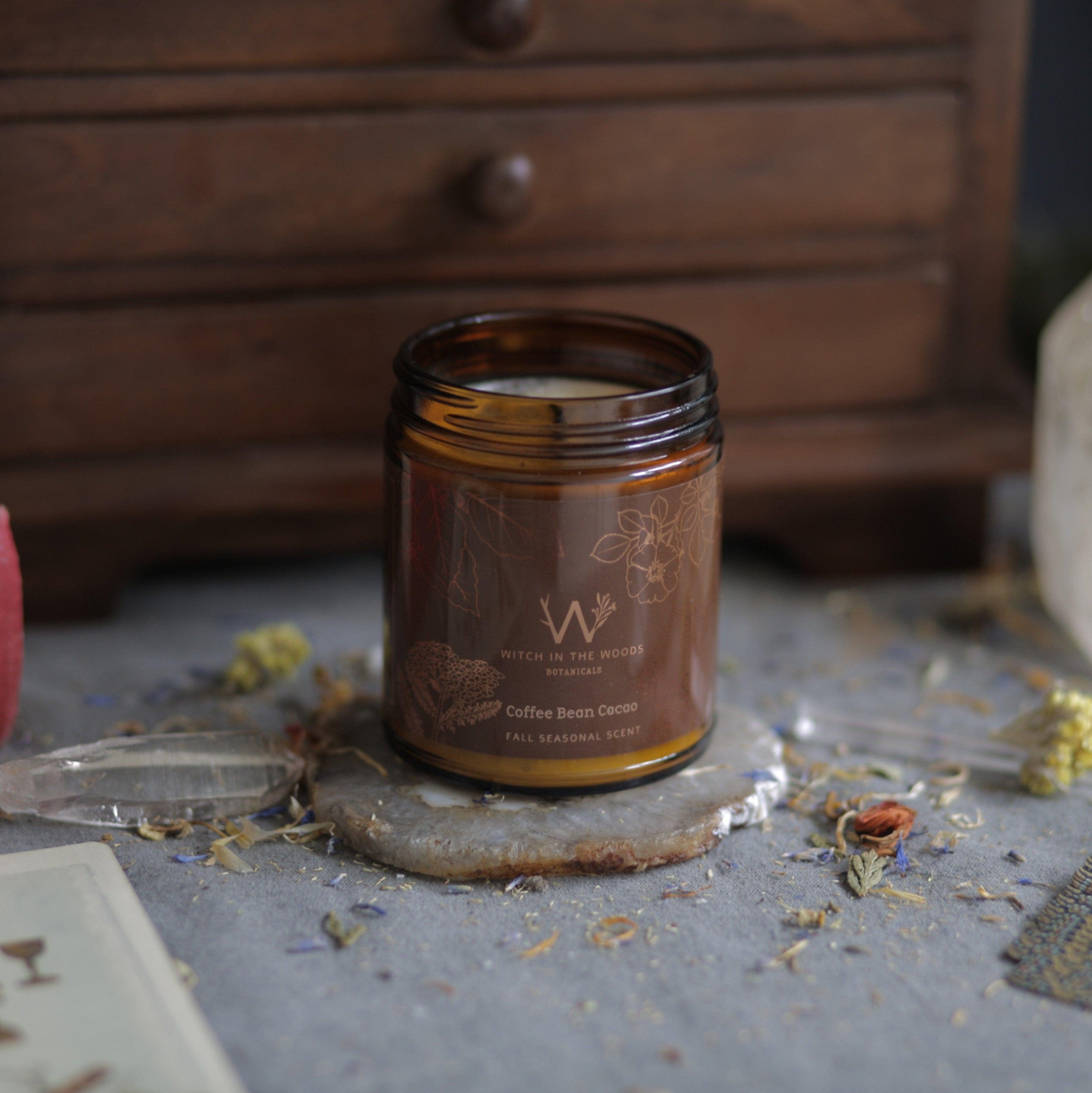 Witch in the Woods Botanicals Candle Coffee Bean + Cacao Candle