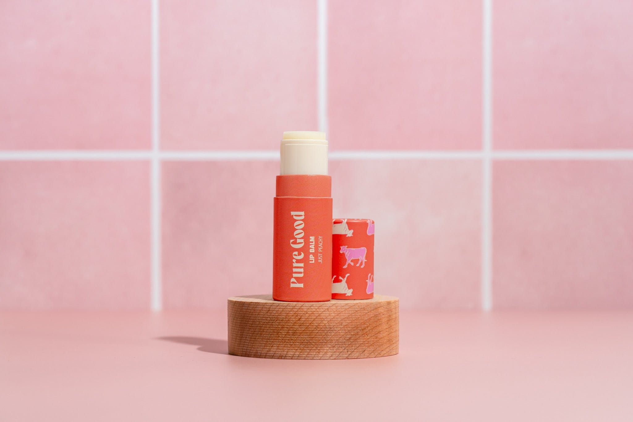Pure Good LLC Lip Balm Just Peachy Tallow Lip Balm
