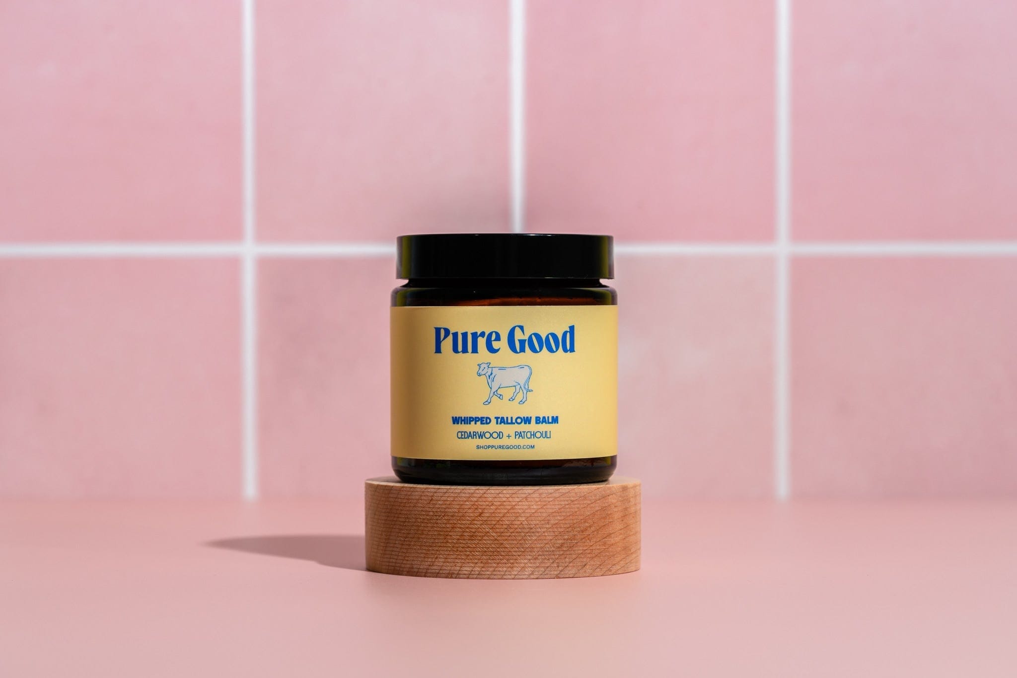Cedarwood + Patchouli Tallow Balm - Firming & Balancing - My American Goods