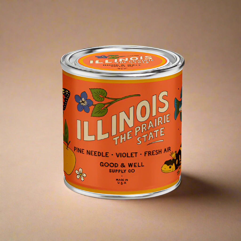 Illinois State Candle - My American Goods