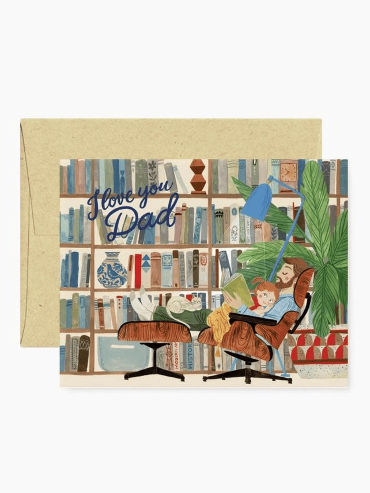 Ash & Rose Greeting & Note Cards I Love You Dad Greeting Card