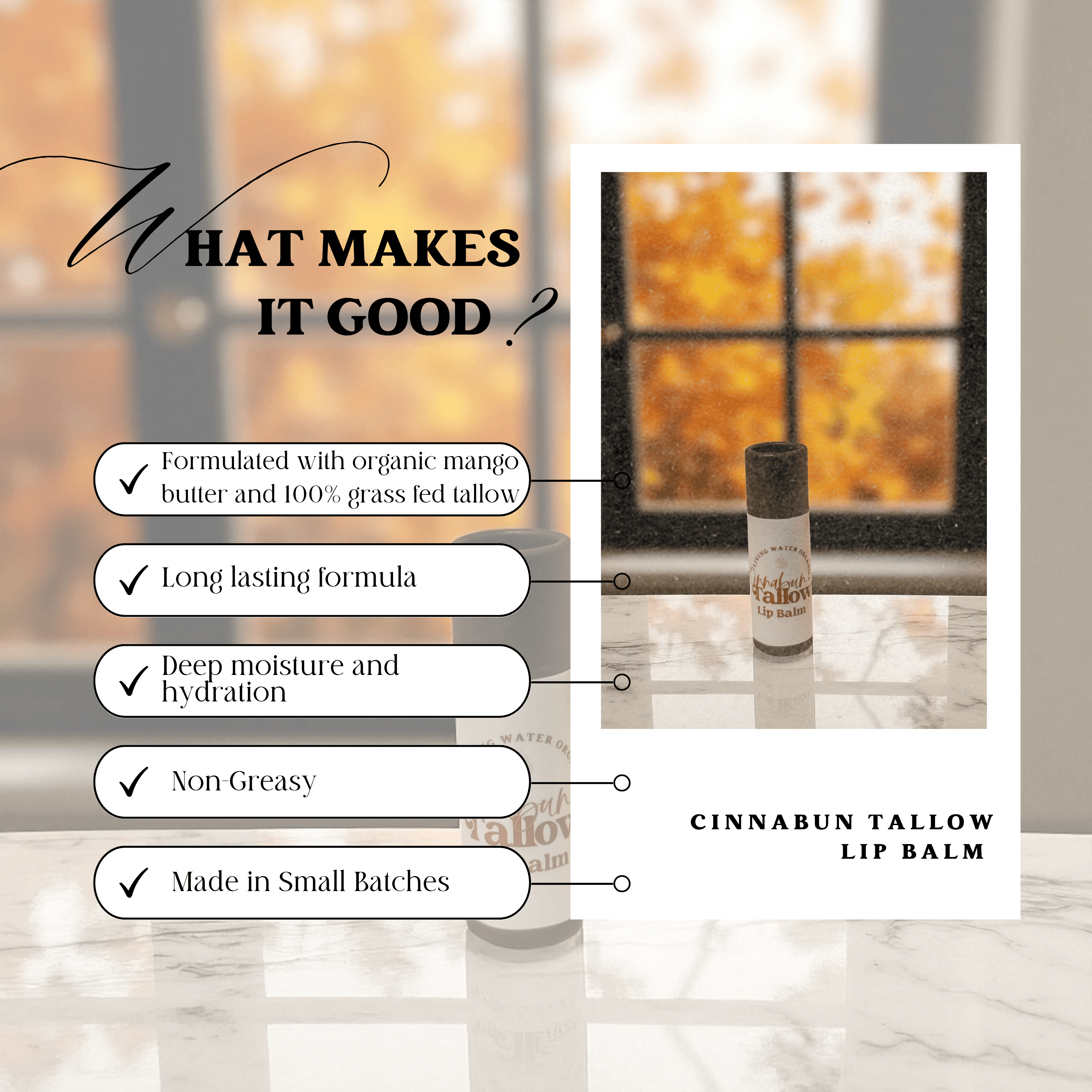 Spiced Honey Shampoo, Conditioner, Body Butter, Cinnabun Lip Balm Bundle - My American Goods