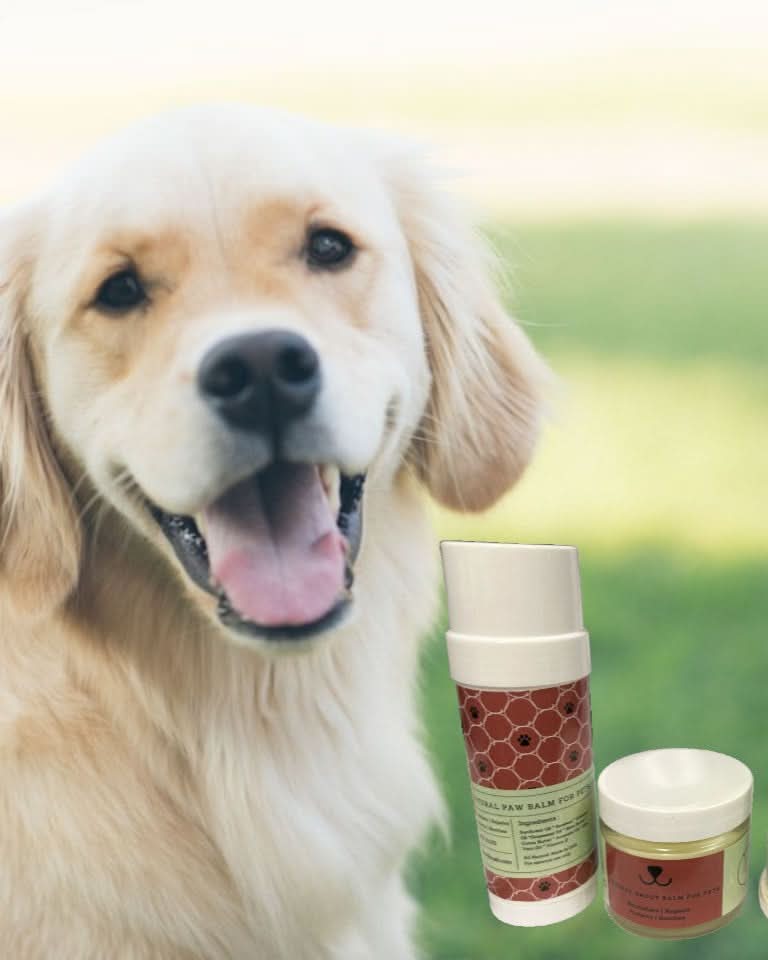 Pet Pampering Gift Box -All-Natural Pet Wellness Kit – Soothing Balms & Herbal Coat Powder - My American Goods