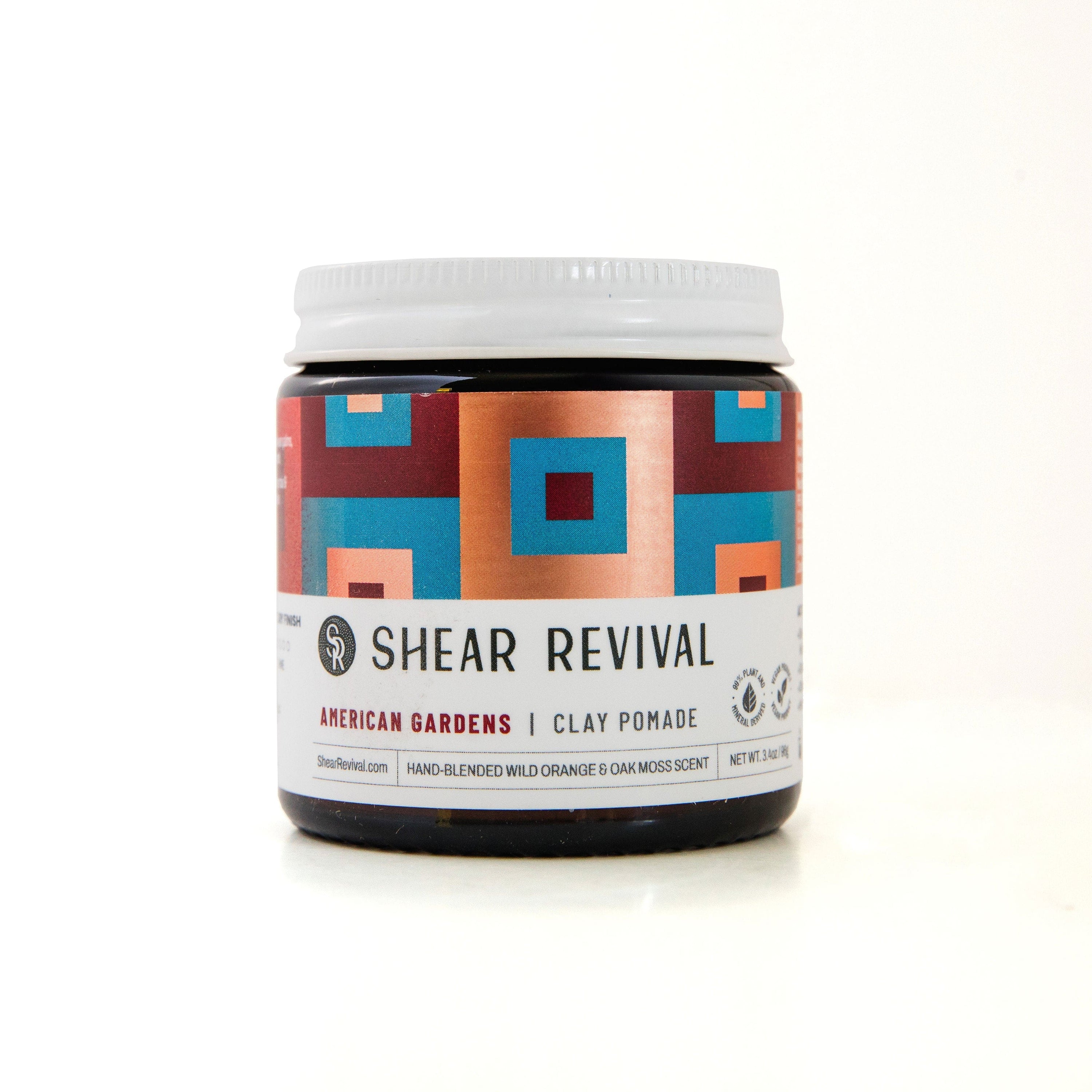 SHEAR REVIVAL 3.4oz American Gardens Clay Pomade